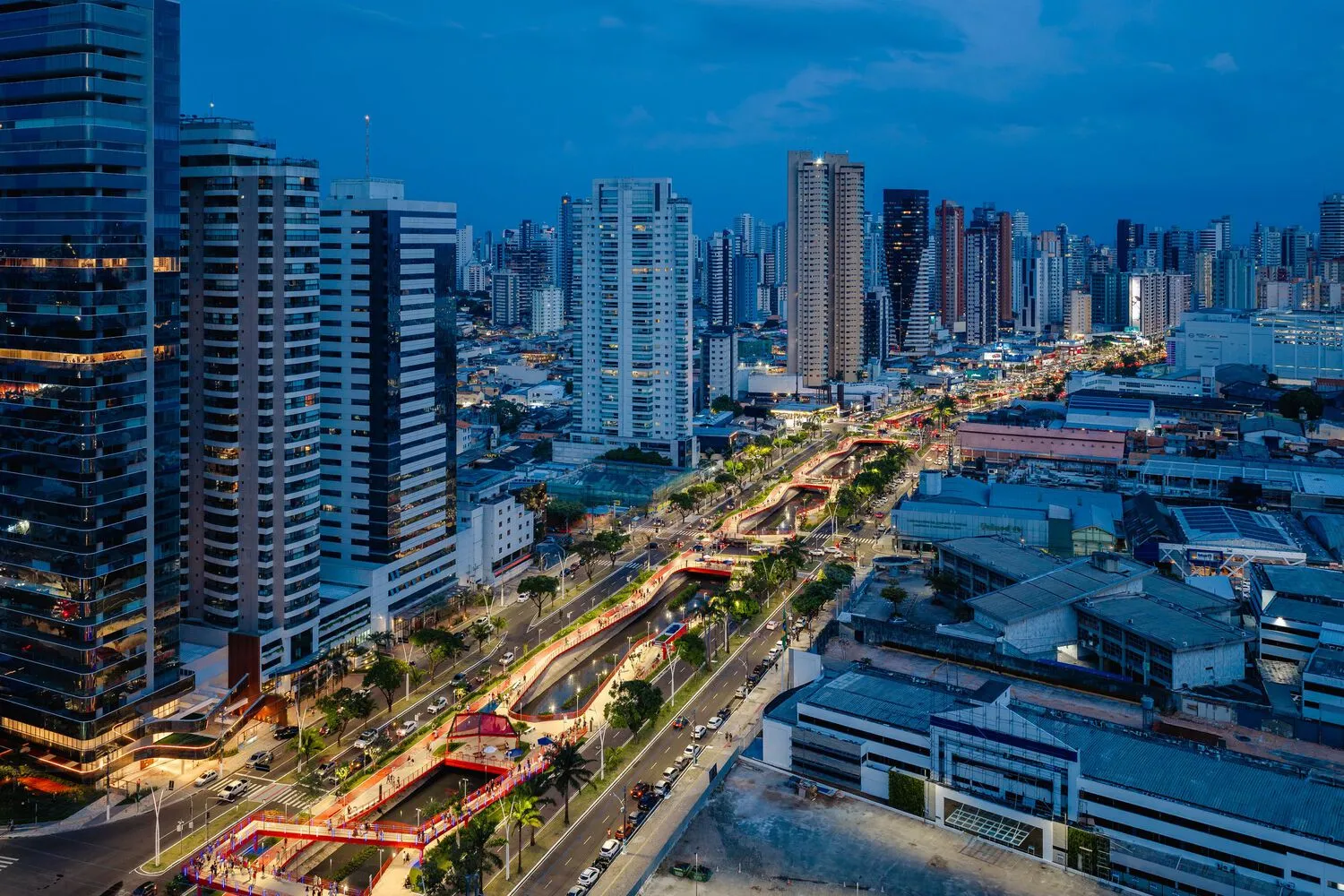 Skyline da Nova Doca em Belém, Pará - 2025